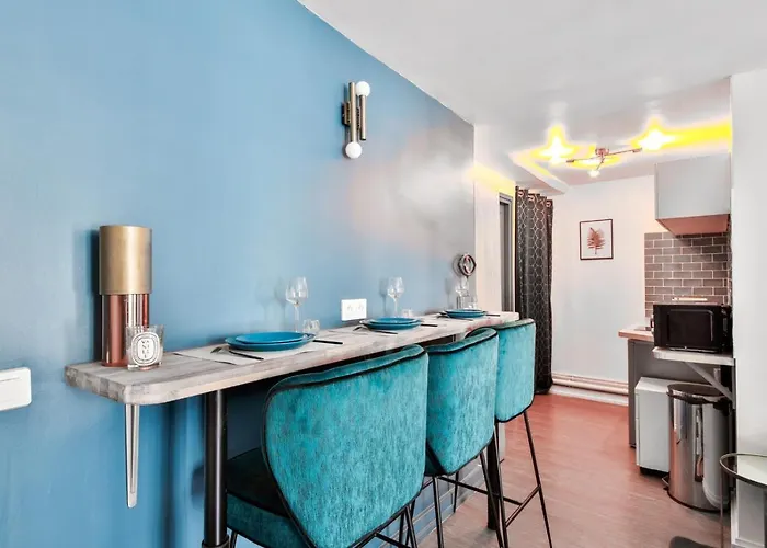 Hsh La Fayette-gare Du Nord Cosy 4p-1br Appartement Parijs