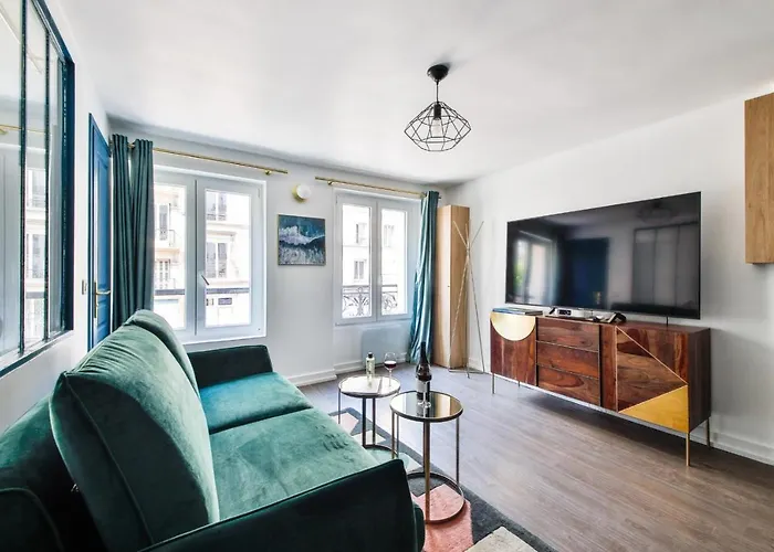 Hsh La Fayette-gare Du Nord Cosy 4p-1br Appartement Parijs